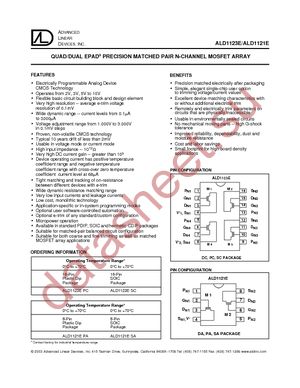 ALD1121EPAL datasheet  